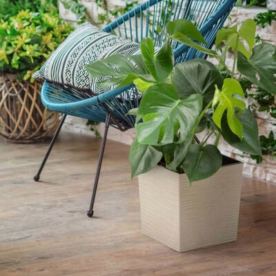 4Living Dluto ECO ruukku 30x30x31 cm hiekka